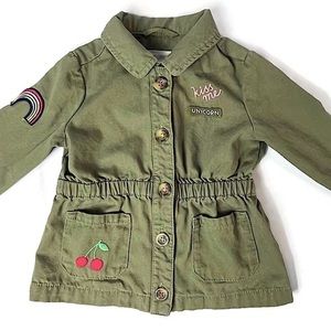 5/$10 | Gymboree | Khaki Long Sleeved 100% Cotton Punky Baby Dress | 12-18M